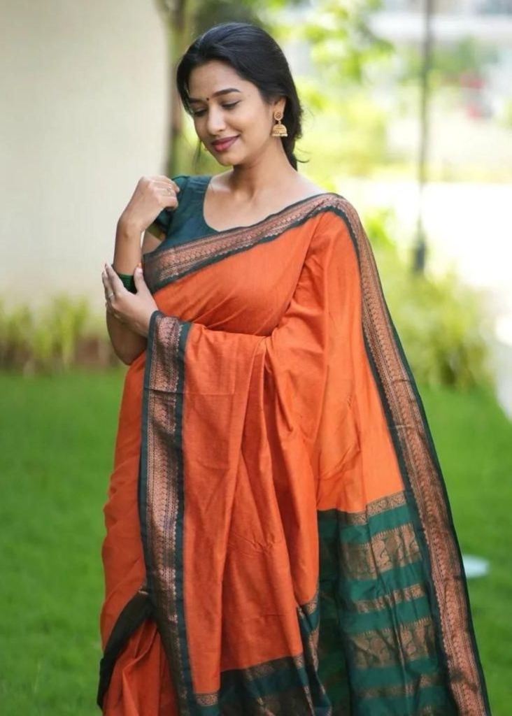 Handlooms of India Part #3- Kosa Silk Saree with Pichwai Blouse - Dreaming  Loud