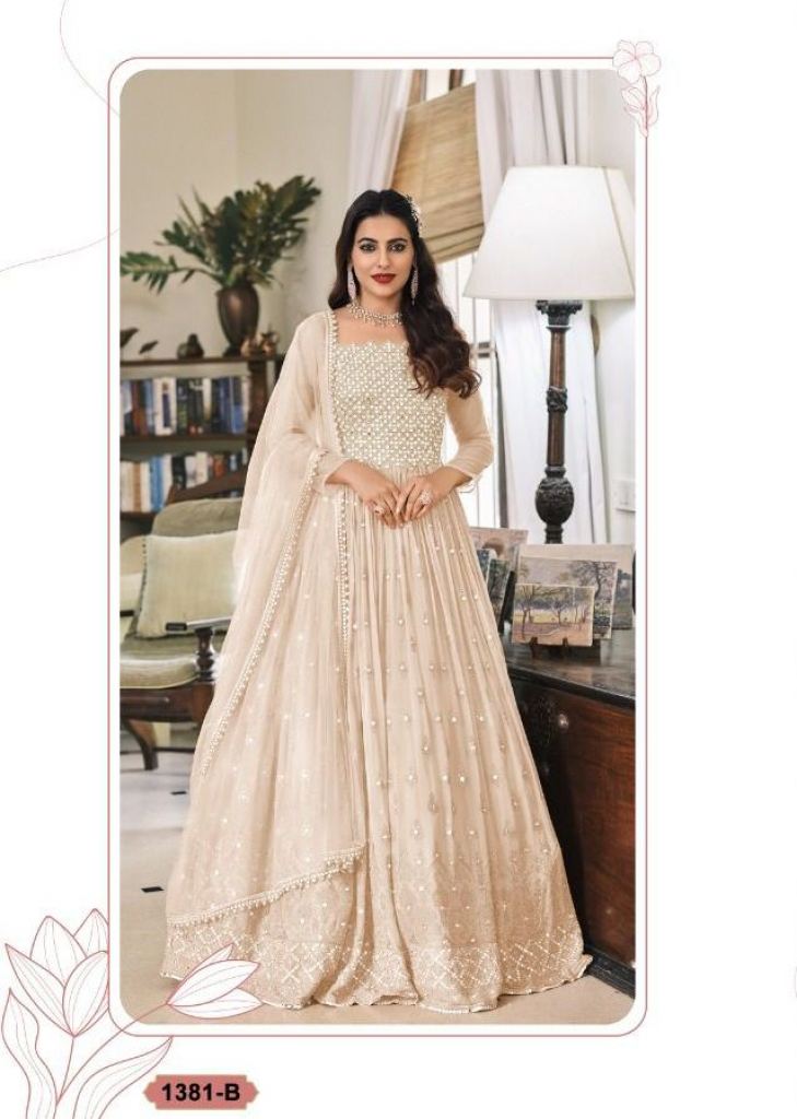 Net Embroidery Anarkali Suit In White Colour - SM5630016