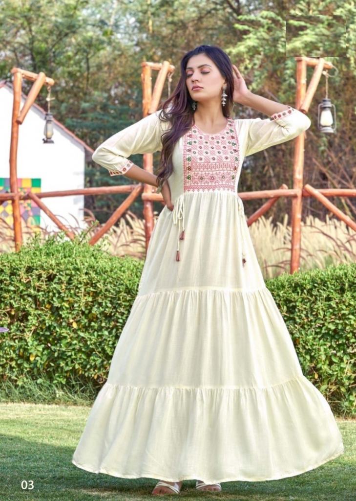 White party hot sale wear kurtis