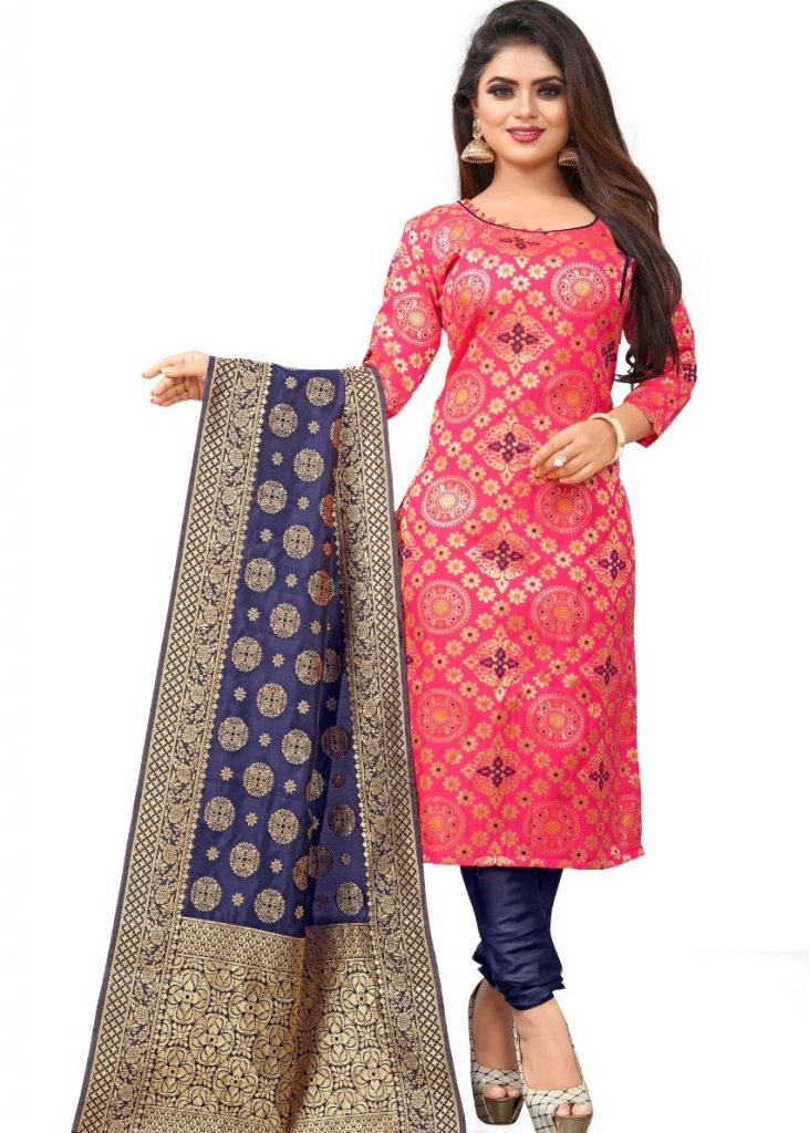Traditional Women Unstitched Modal Punjabi Suit Salwar Suits & Dress  Materials | eBay