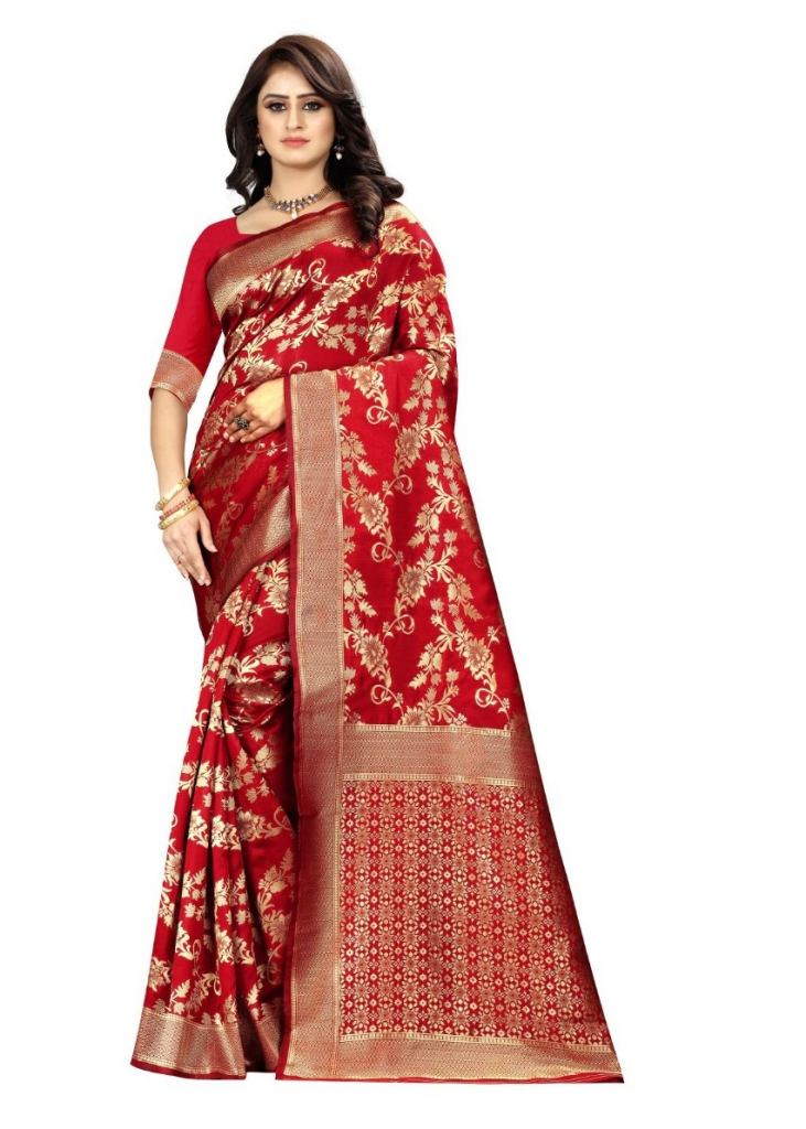 Buy AISHWARYA Women Georgette Printed Red Color Saree For Women |Saree|Saree  for women |Casual Saree|Dailywear Saree|sarees for women|saree|sarees|silk  sarees for women|Dailywear|cotton sarees for women Online at Best Prices in  India - JioMart.