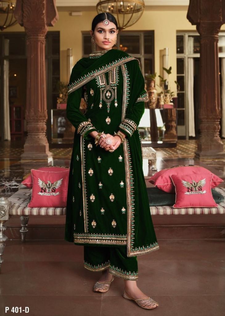 Salwar Suit with Embroidered Jacket. – www.soosi.co.in
