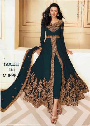 Aashirwad Pakhi Gulkand Designer Anarkali Gown More Peach Color DN 7213