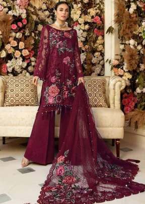 Alkaram Pakistani Designer Suit DN 91001 Dark Pink