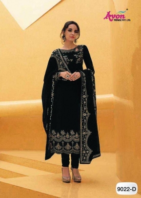 Avon Carnival Vol 9 Salwar Suit DN 9022 Black