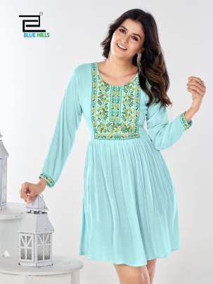 Blue Hills Bloom Vol 3 Rayon Fancy Kurti Collection