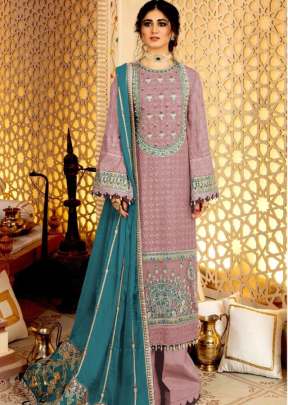 Designer Faux Georgette With Embroidery Work Pakistani Salwar Suit Gajri Color DN 117