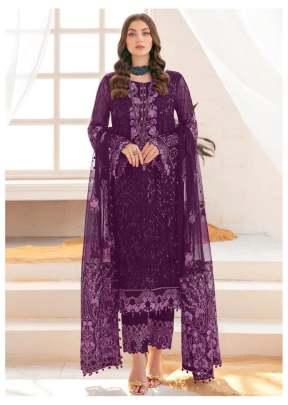 Designer Georgette With Sequence Embroidery Work Pakistani Suit Wine Color DN 141 