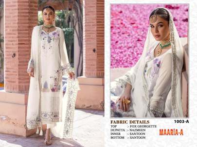 Designer Heavy Faux Georgette Embroidery Sequence With Khatli Work Pakistani Suit DN 1003 Catalog