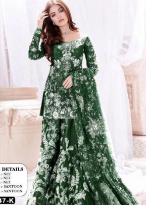 Designer Pakistani Suit DN 1047 Green