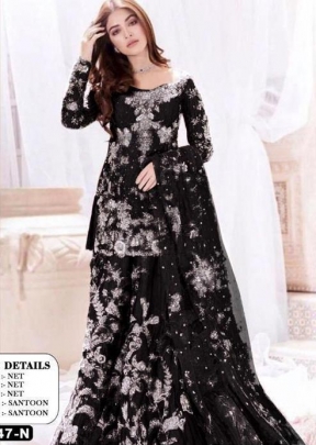 Designer Pakistani Suit DN 1047 Black