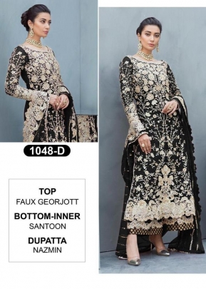 Designer Pakistani Suit DN 1048 Black