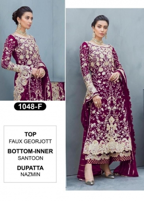 Designer Pakistani Suit DN 1048 Wine