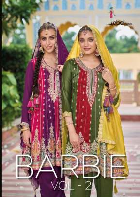 Eba Lifestyle Barbie Vol 2 Premium Silk Ready Made Salwar Suit