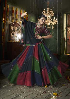 Exclusive Festival Wear Stitched Navratri Collection Chaniya Choli Multi Color DN 2413