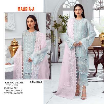 Exclusive Heavy Faux Georgette With Sequence Work Pakistani Suit DN 1024 Catalog