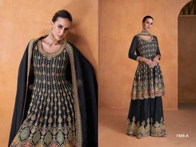 Gulkayra Designer Ketki Heavy Faux Georgette Party Wear DN 7405 Salwar Suit