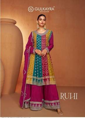 Gulkayra Designer Ruhi Real Chinon Salwar Suit Catalog