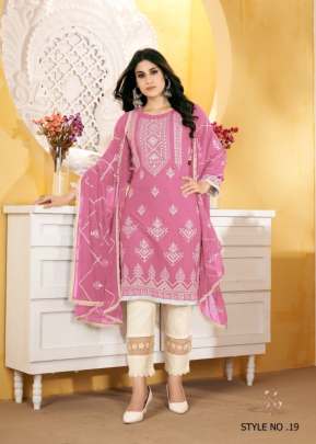 Heavy Georgette With Heavy Embroidery And Hand Work Ready Made Pakistani Suit Pink Color DN 019