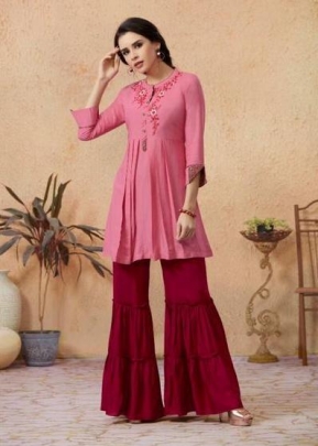 Kajree Fashion Mandonna Vol 3 Designer Dhoti Patiala DN 1005 Pink