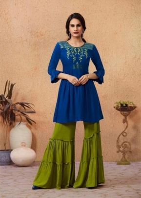 Kajree Fashion Mandonna Vol 3 Designer Dhoti Patiala DN 1006 Royal Blue