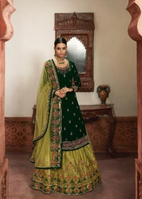 LT Nitya Vol 161 Salwar Kameez DN 6105 Green