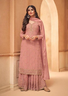 Mohini Glamour Palazzo Suit DN 95001 Peach