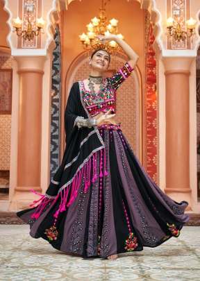 New Exclusive Festival Wear Stitched Navratri Collection Chaniya Choli Multi Color DN 2433