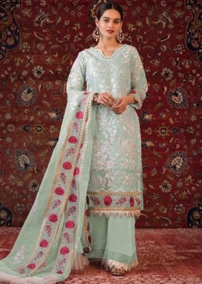 Pakistani Suit Heavy Fox Georgette Suit DN 7123 Pista