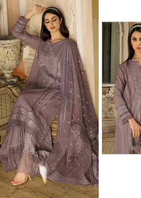 Rayon Cotton With Embroidery Work Pakistani Suit Dusty Pink Color DN 146