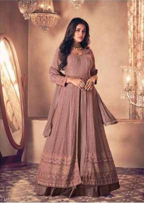 Sayuri Noor Festive Wear Designer Salwar Kameez DN 122 Brown