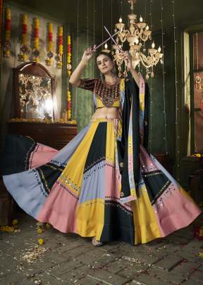 Trending Festival Wear Stitched Navratri Collection Chaniya Choli Multi Color DN 2412