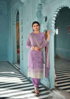 Vinay Fashion Silkina Royal Crepe Vol 37 Designer Suit Light Wine Color DN 16714