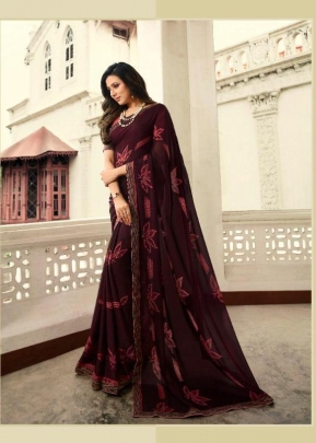 Vinay Fashion Starwalk Vol 46 Rangoli Printed Saree DN 21482 Brown