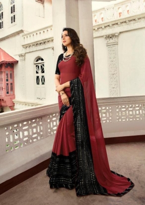 Vinay Fashion Starwalk Vol 46 Rangoli Printed Saree DN 21487 Auburn