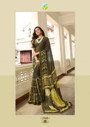 Vinay Fashion Starwalk Vol 46 Rangoli Printed Saree DN 21489 Mehndi