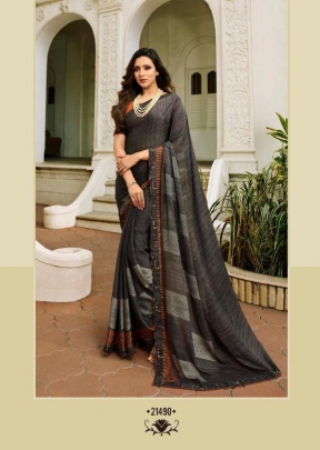 Vinay Fashion Starwalk Vol 46 Rangoli Printed Saree DN 21490 Grey