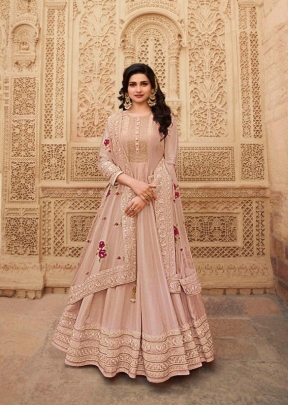 Vinay Pari Mahal Anarkali Suits DN 13922 Peach