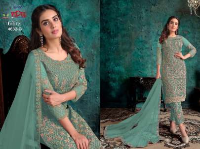 Vipul DN 4632 Colors Heavy Net With Sequence Work Salwar Suit Catalog