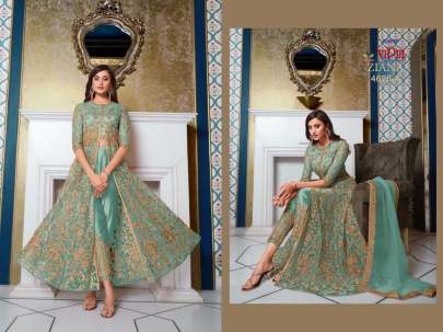 Vipul Fashion Ziana DN 4626 Heavy Butterfly Net Anarkali Salwar Suit Catalog