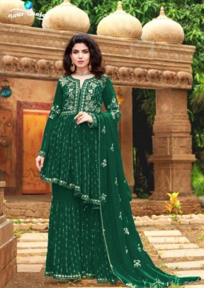 Your Choice Fashion Zone Georgette Suit DN 3862 Green 