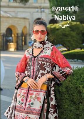 Zaveri Nabiya Designer Cotton Ready Made Salwar Suit